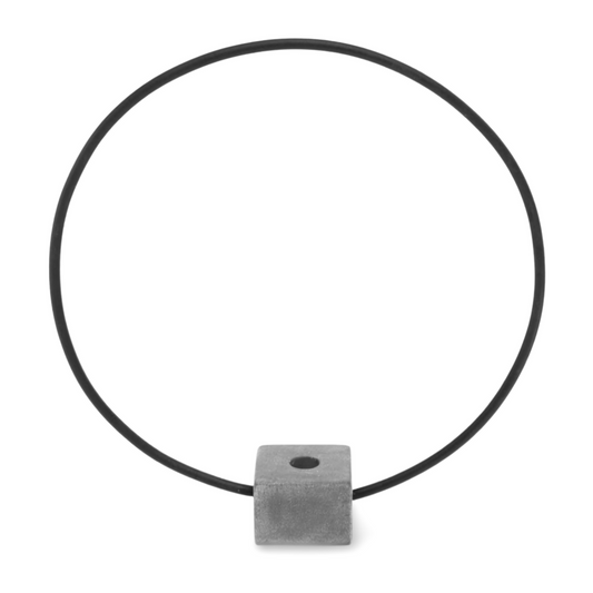 Scandinavische Kandelaar Grijs Beton 38 cm