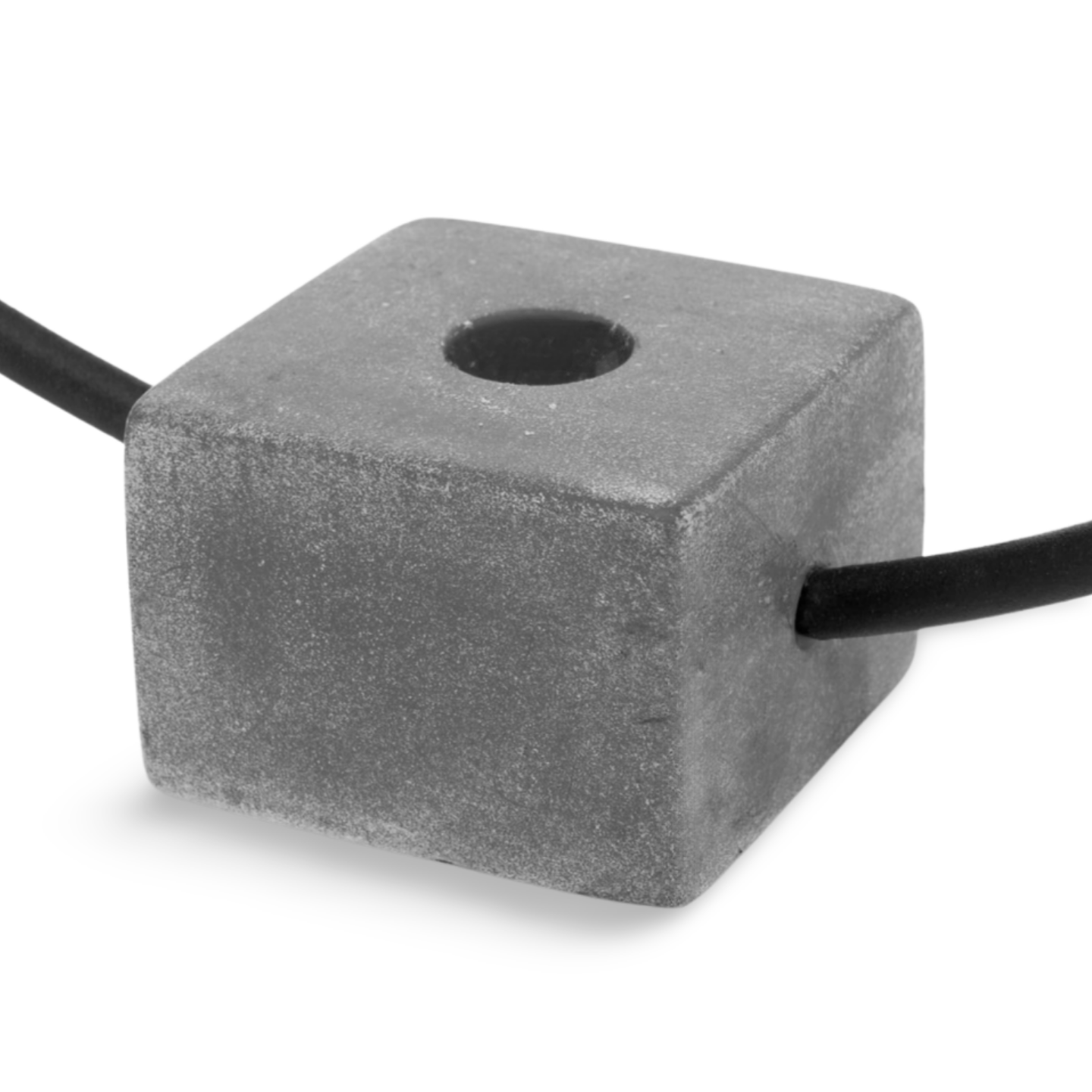 Scandinavische Kandelaar Grijs Beton Detail