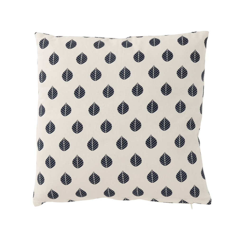 Sierkussen Katoen Blauw en Wit 45x45