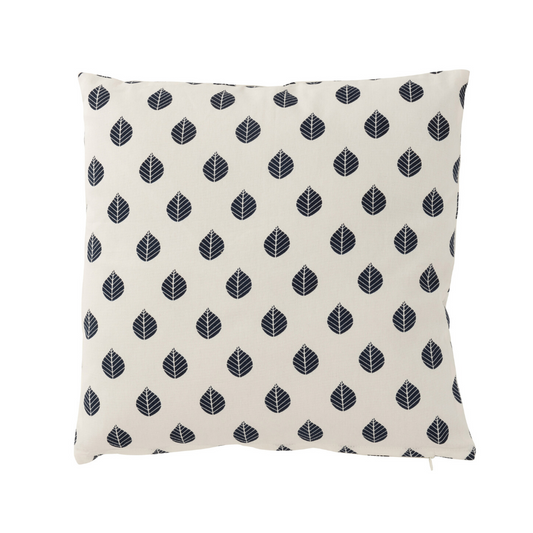 Sierkussen Katoen Blauw en Wit 45x45