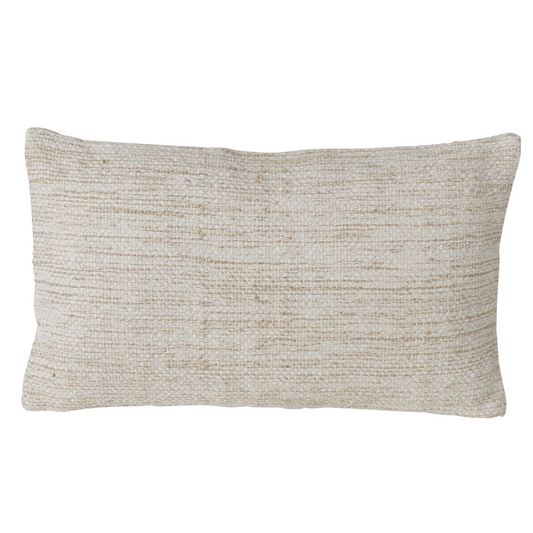 Sierkussen Rechthoekig Zandkleur Katoen 30x50