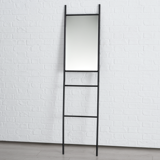 Spiegel Met Rekje Zwart Sfeerfoto