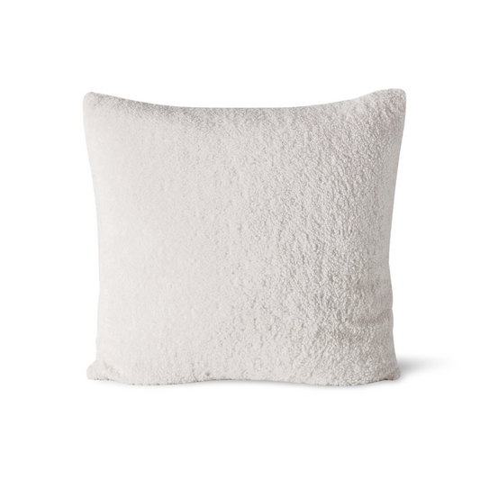Teddy Sierkussen Wit 45x45