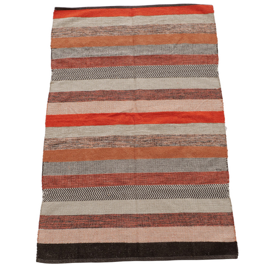 Vintage Vloerkleed Bordeaux Rood 180 x 120 cm