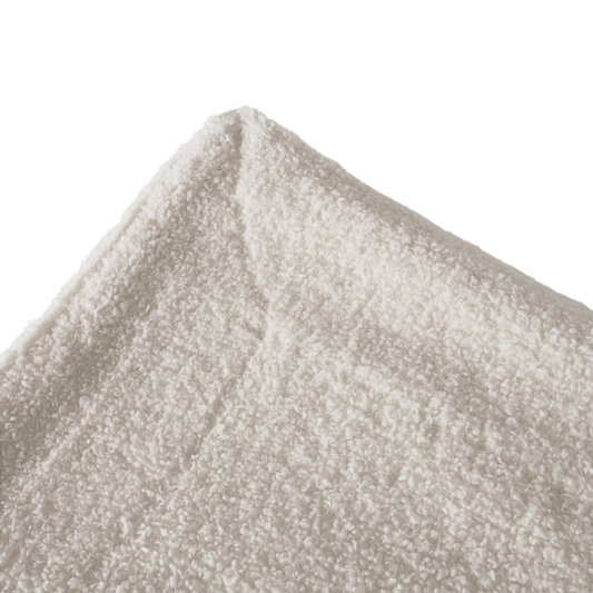 Warme Zachte Teddy Plaid Wit Detail