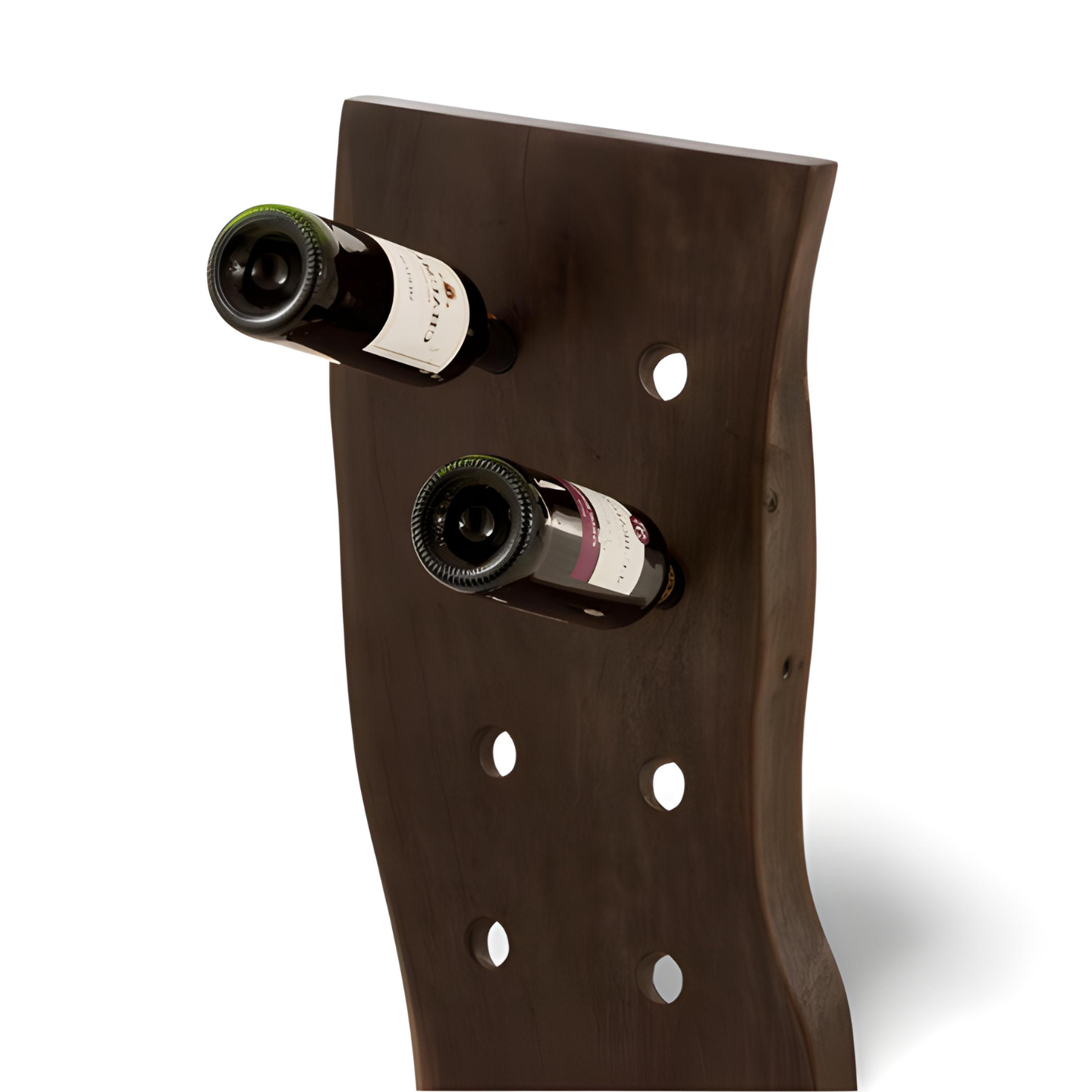 Wijnrek Muur Hout 12 flessen Detail