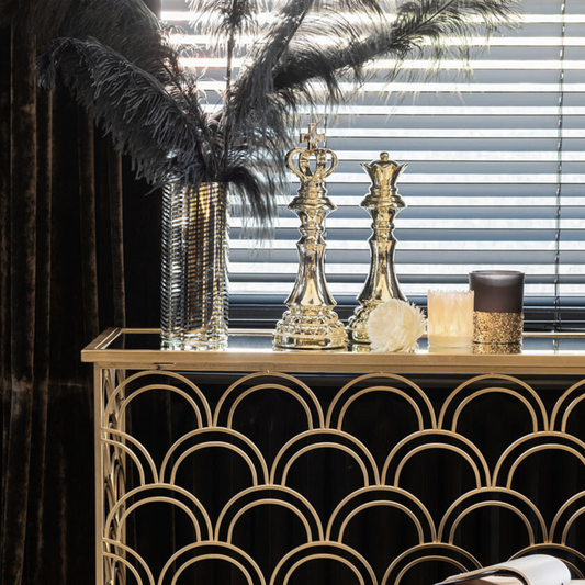 Windlicht Goud Modern Glas Sfeerfoto Sfeerfoto 2