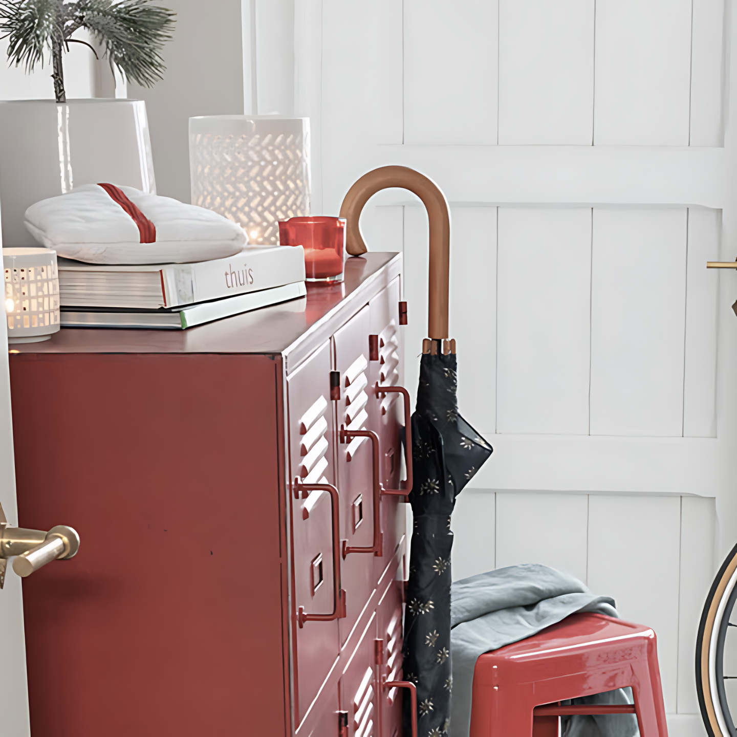 Windlicht Zwart Wit Porselein Sfeerfoto