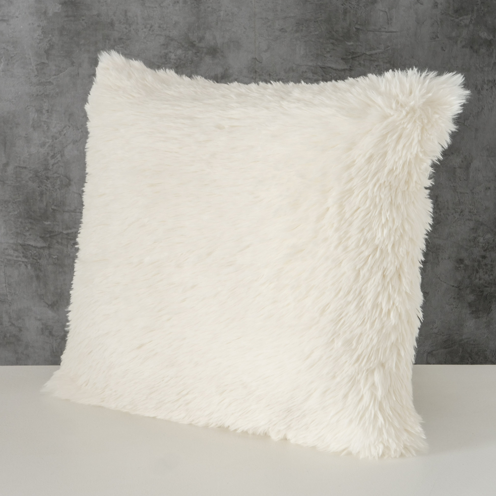 Zacht Kussen Schapenvacht Wit Sfeerfoto