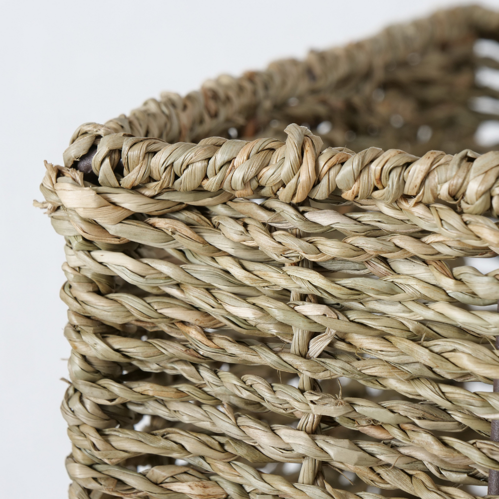 Zeegras Mand Rechthoek Detail