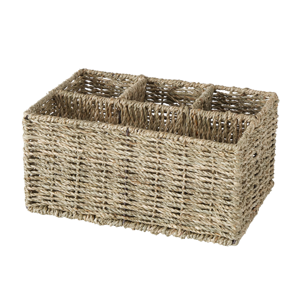 Bureau Organizer Pennenbak Mand Zeegras