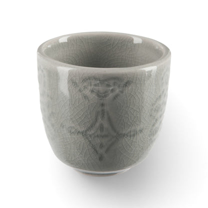 Aardewerk Theepot Grijs Glas 1