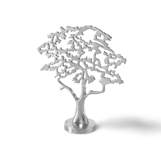 Beeld Boom Zilver Aluminium