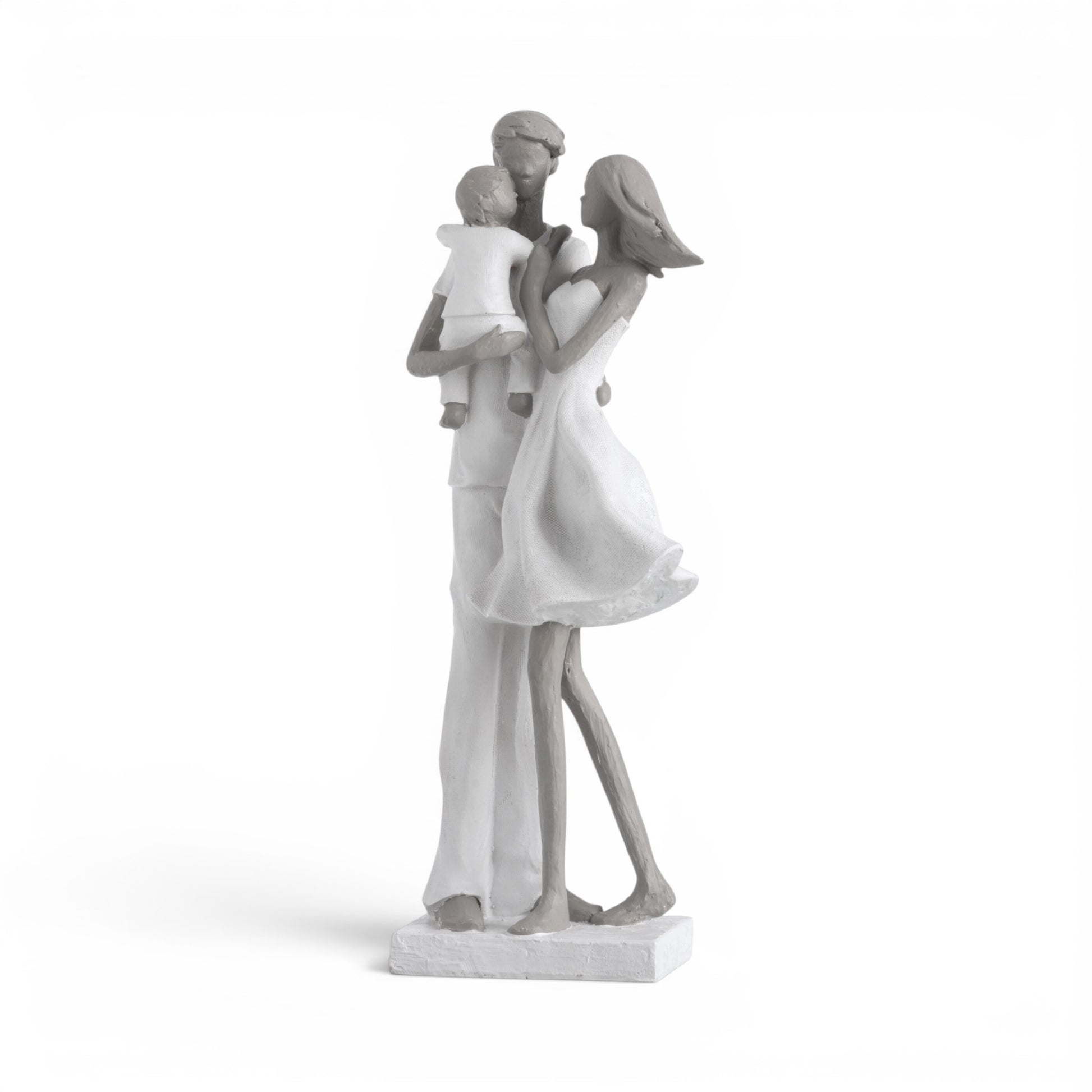 Beeld Gezin Koppel En Kind 31 cm