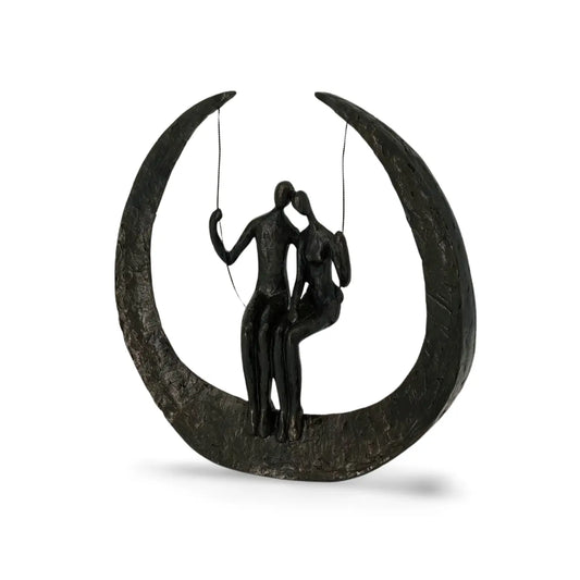 Beeld Liefdespaar Koppel Zijkant