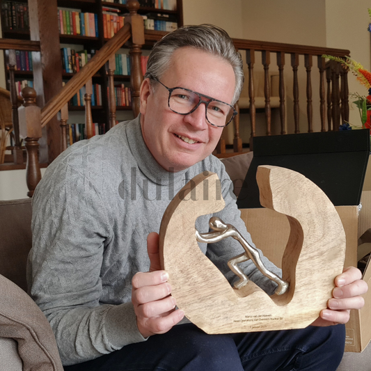 Beeldje Kracht En Doorzettingsvermogen Sfeerfoto