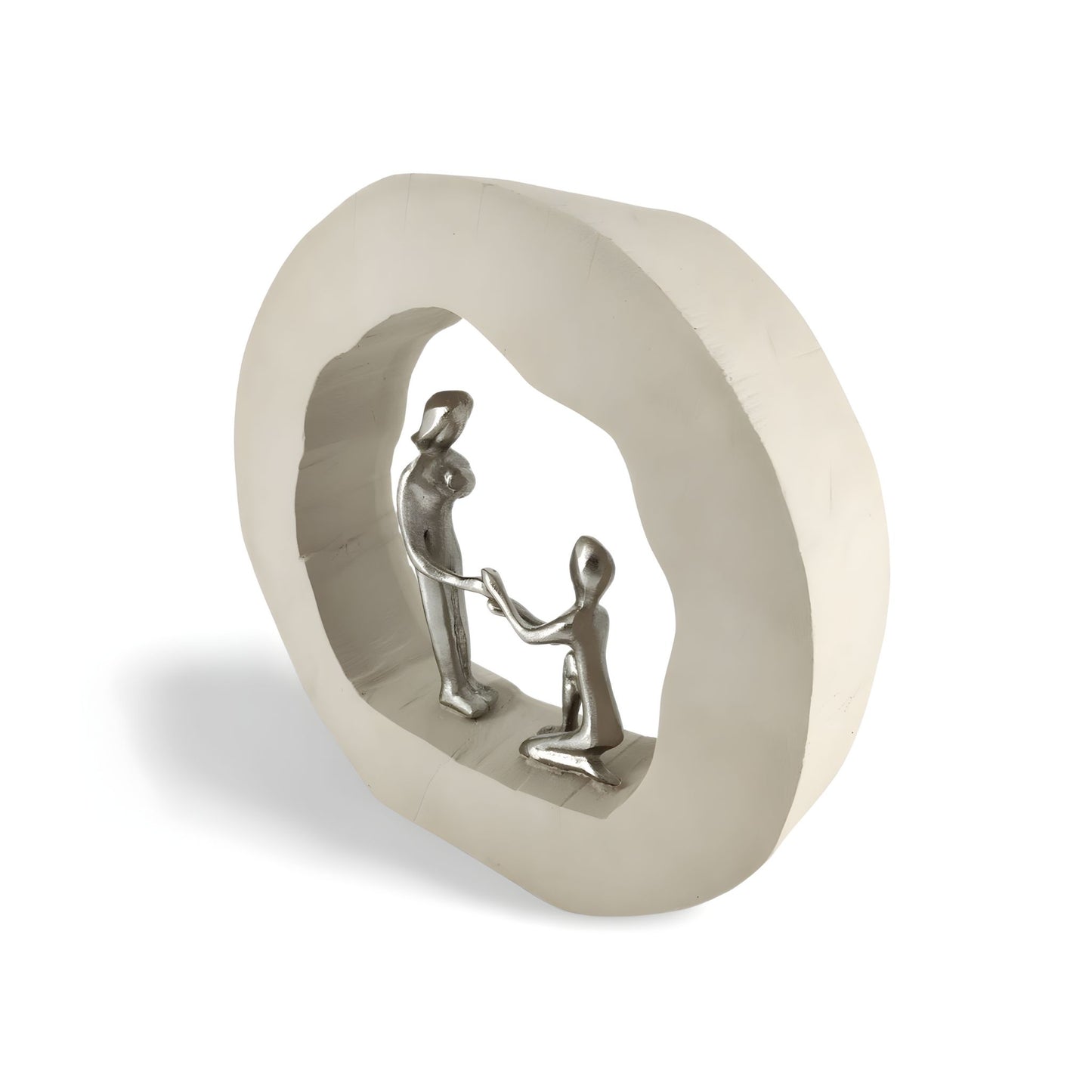 Blijvend Beeldje Huwelijk - Huwelijkscadeau - Zijkant