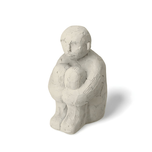 Decoratief Beeld Zittende Man