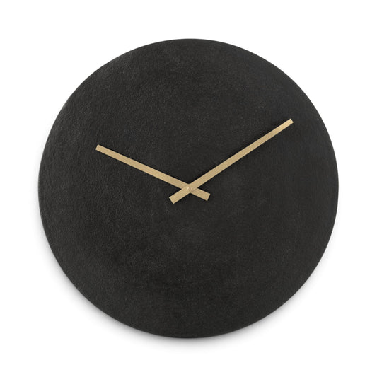 Design Wandklok Zwart Metaal Ø 38 cm
