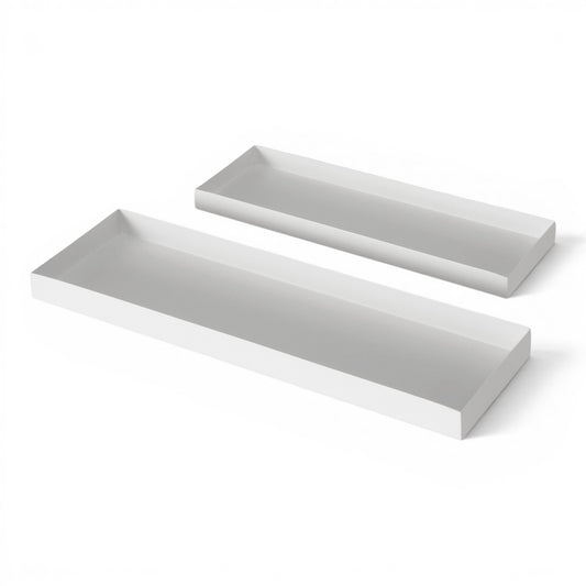 Dienblad Wit Rechthoek - Set 2