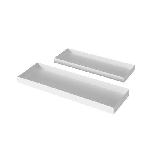 Dienblad Wit Rechthoek - Set 2