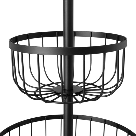 Fruitschaal Etagere Zwart Detail