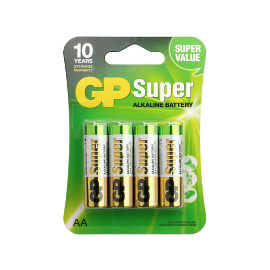GP Super Alkaline AA – 4 stuks