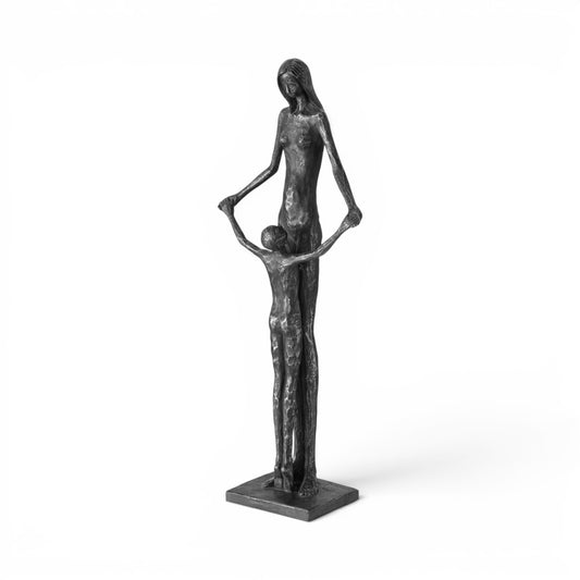 Groot Beeld Moeder En Kind