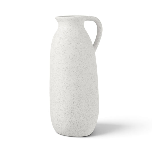 Grote Kruik Vaas Wit 36 cm
