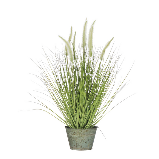Kunstplant Siergras In Pot 55 cm