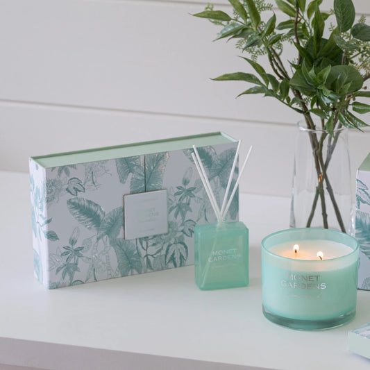 Luxe Geurstokjes Cadeauset Groen Sfeerfoto