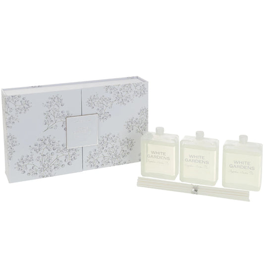 Luxe Geurstokjes Cadeauset Wit