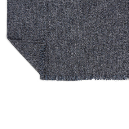 Luxe Plaid Donkerblauw Katoen In Situatie