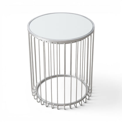 Luxe Zilveren Bijzettafel Groot