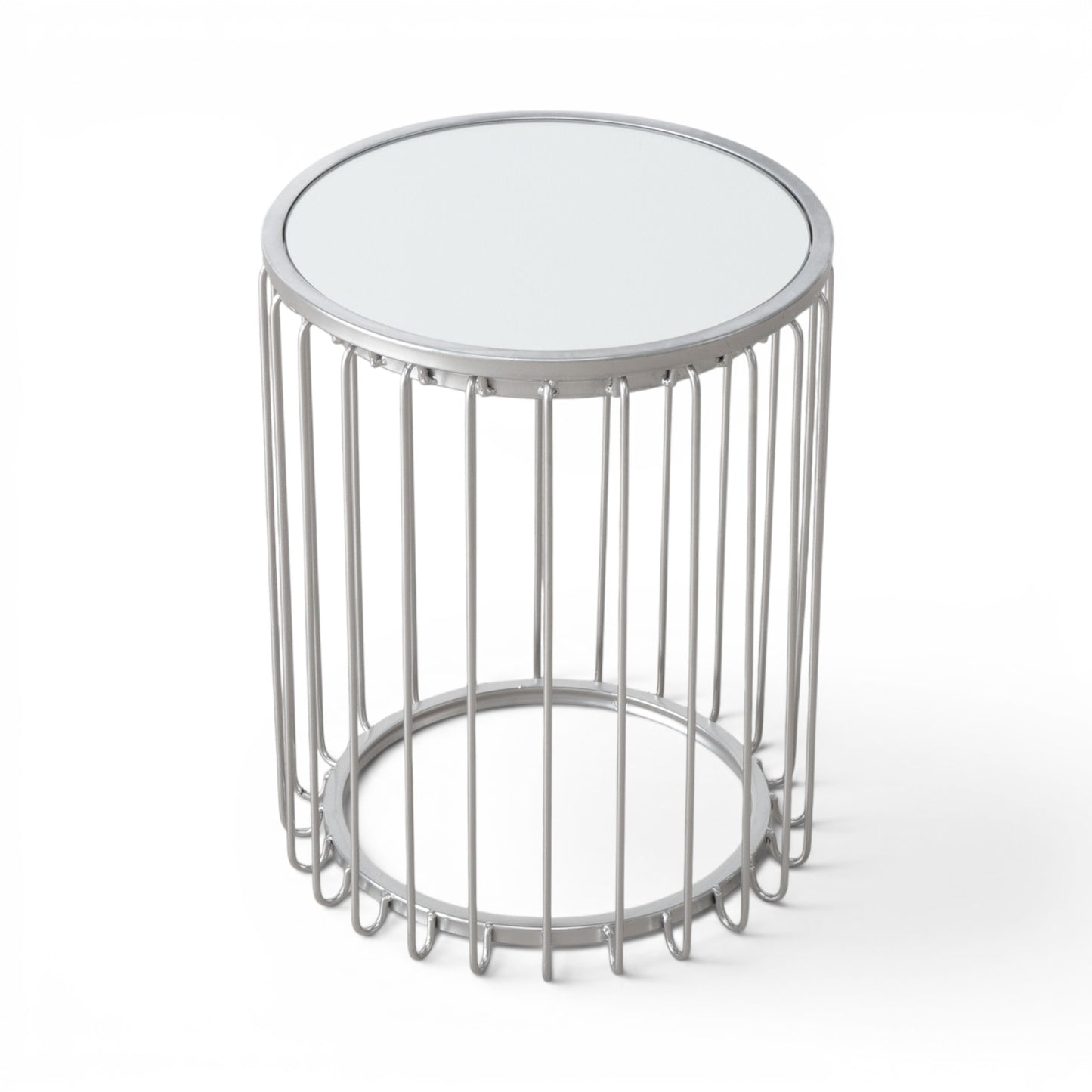Luxe Zilveren Bijzettafel Klein