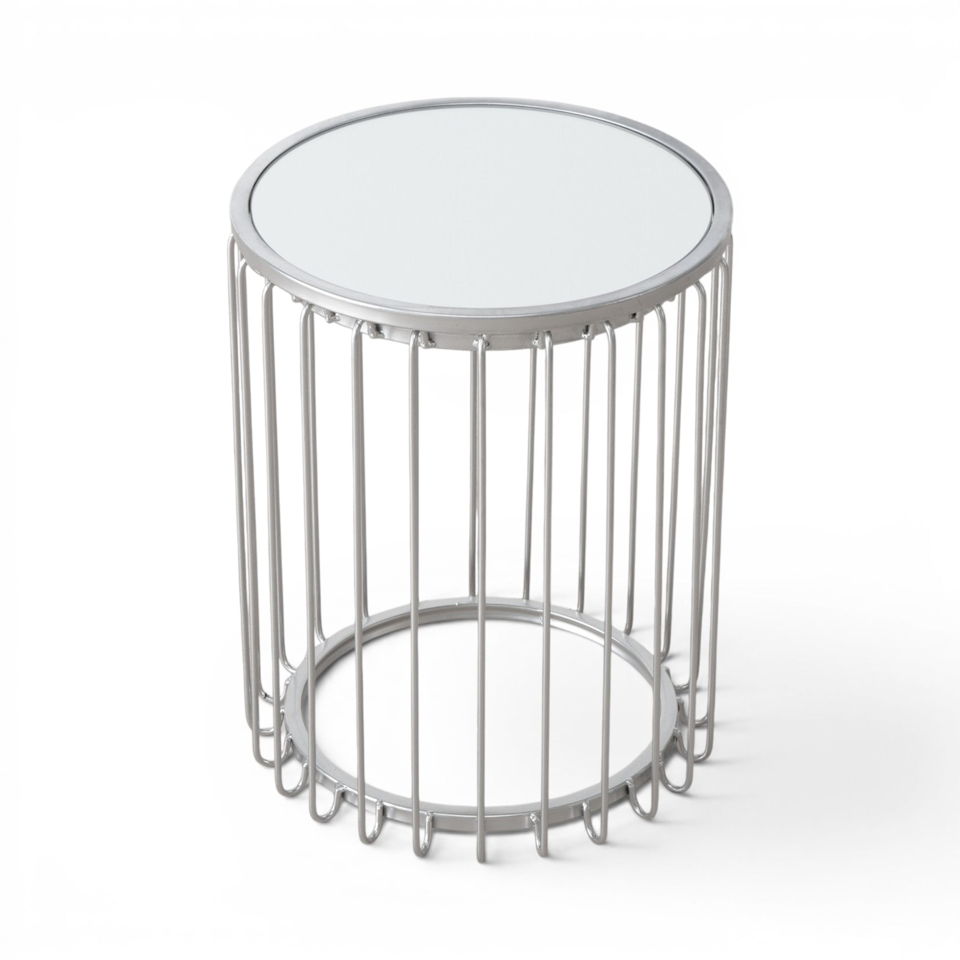 Luxe Zilveren Bijzettafel Klein