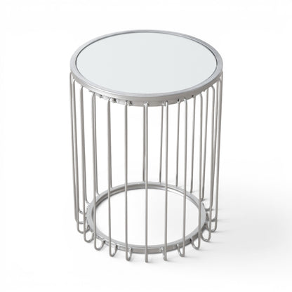 Luxe Zilveren Bijzettafel Klein