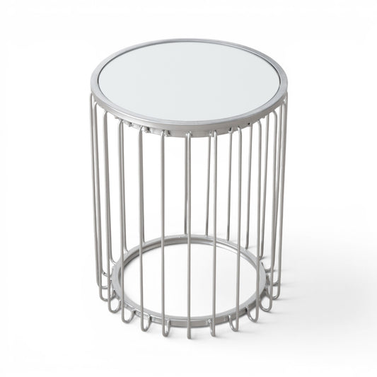 Luxe Zilveren Bijzettafel Klein