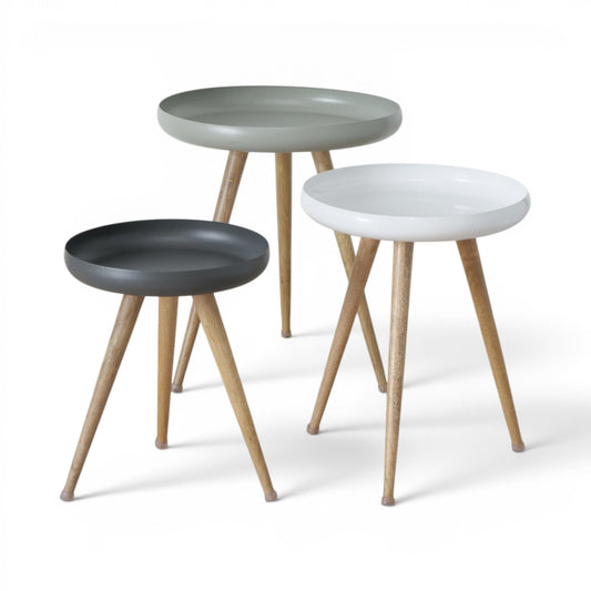 Moderne Design Bijzettafel - Set 3
