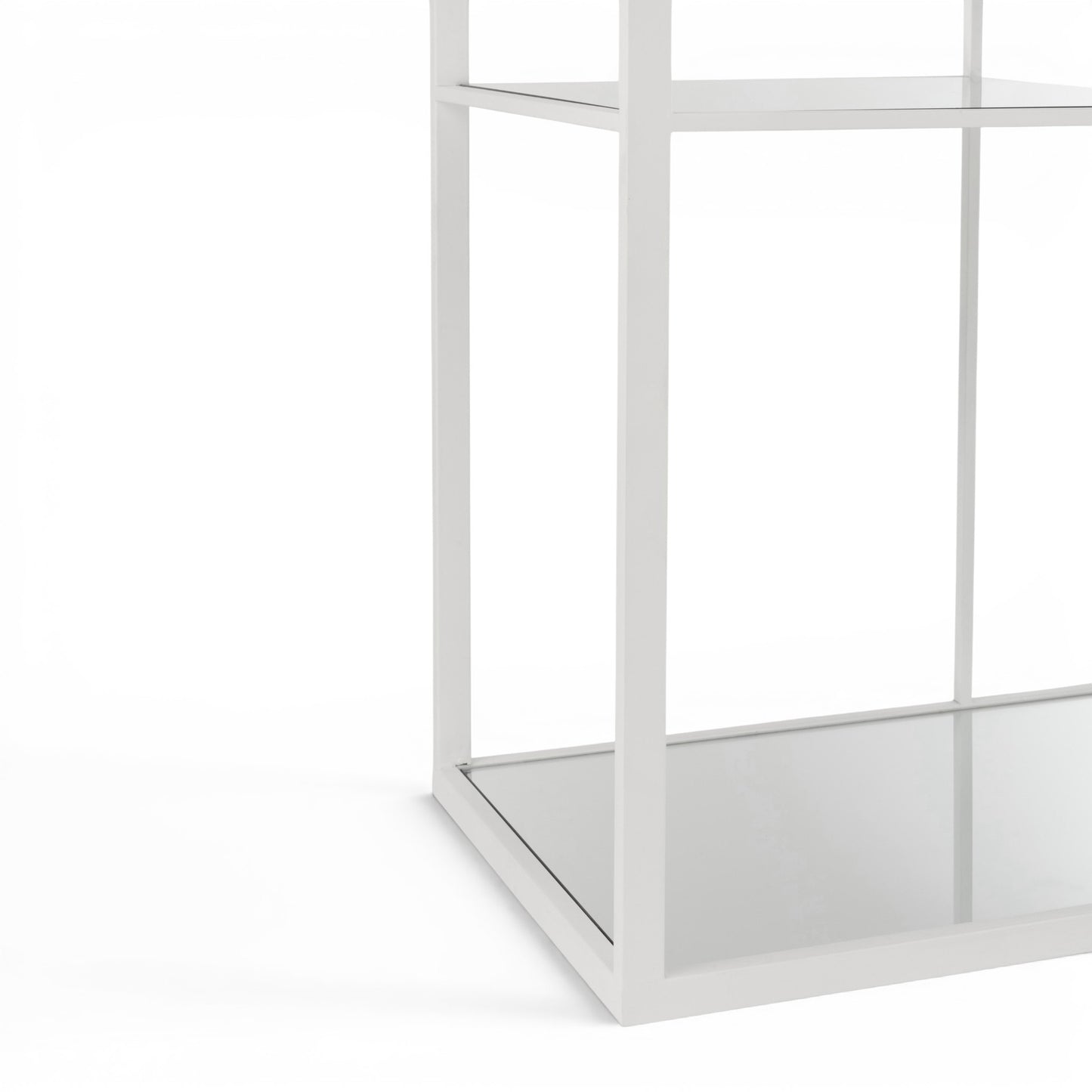Open Kast Wit Met Vakken Detail