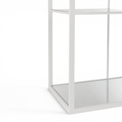 Open Kast Wit Met Vakken Detail