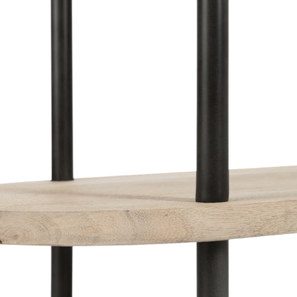 Open Wandkast Hout Modern Detail