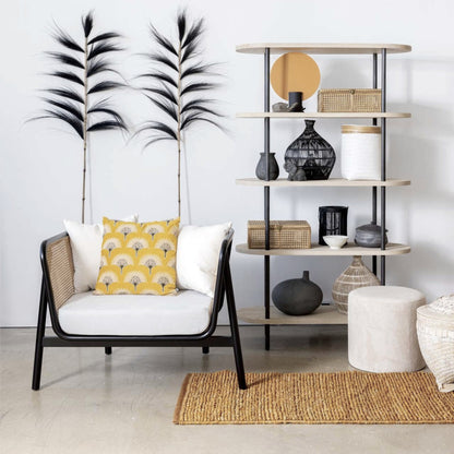 Open Wandkast Hout Modern Sfeerfoto 2