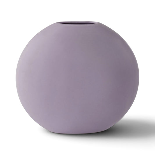 Platte Ronde Vaas Lila 24.5 cm