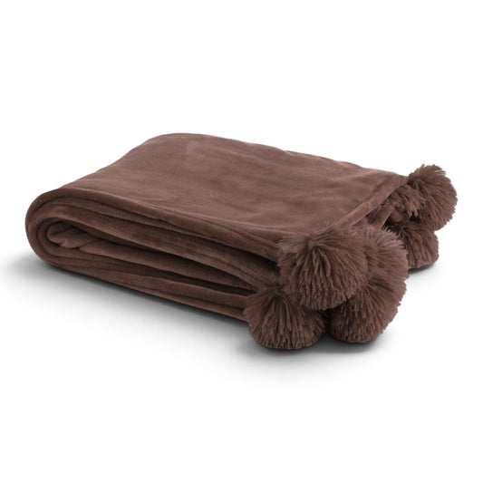 Pluche Plaid Bruin 170 x 130 cm