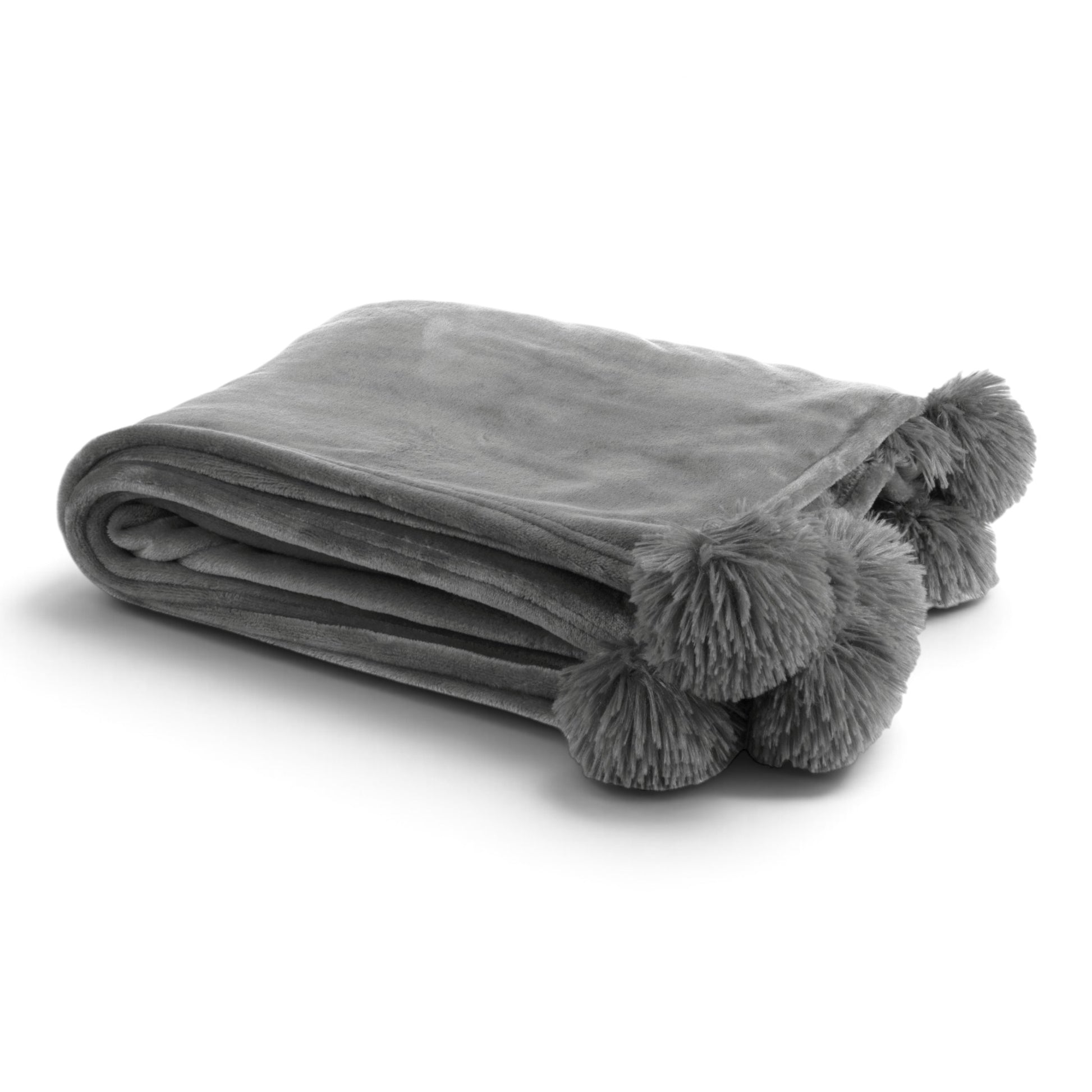 Pluche Plaid Grijs 170 x 130 cm