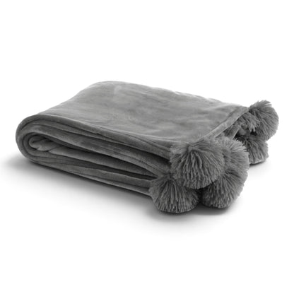 Pluche Plaid Grijs 170 x 130 cm