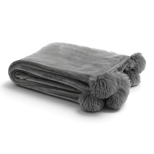 Pluche Plaid Grijs 170 x 130 cm