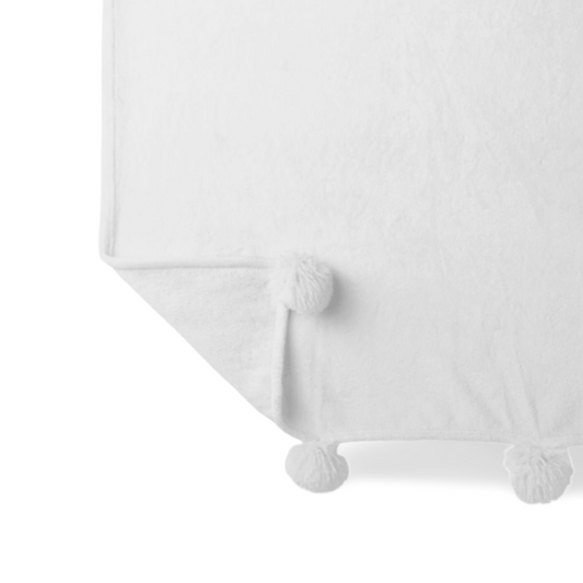 Pluche Plaid Wit 170 x 130 cm - 2