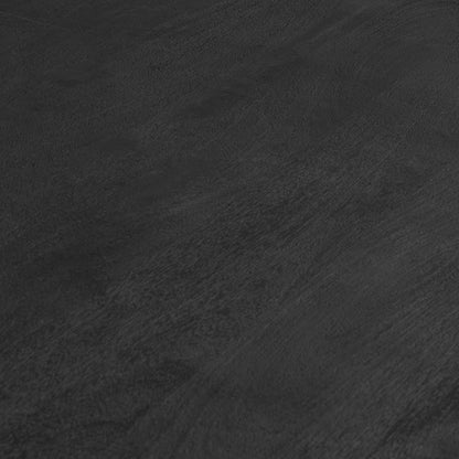 Salontafel Zwart Hout Vierkant Detail